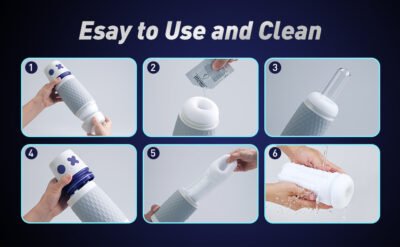 Automatic Male Masturbator – 8 Vibration Suction Modes for