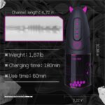 Der Ultimative 6-in-1 APP-gesteuerte Sex-Maschine für Männer mit Heizung, Saugung & Echter Stimme – Explosiver Höhepunkt-Garantie! – Bild 2