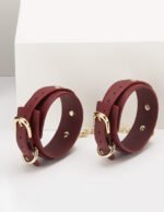 Der Ultimative Weinrote BDSM Bondage Set mit Peitsche, Handschellen & Augenbinde – Explosiver Thrill für Unvergessliche Nächte! – Bild 2