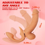 Ultimative Strapless Strap On Vibrator mit 9 Modi, G-Punkt & Klitoris-Stimulator – Doppelter Thrill für Paare! – Bild 6