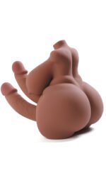 Ebony Sex Doll Torso 2025 – Realistische Kurven, Doppelte Stimulation & Premium Silikon Design – Bild 4