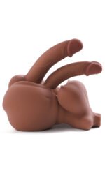 Ebony Sex Doll Torso 2025 – Realistische Kurven, Doppelte Stimulation & Premium Silikon Design – Bild 3