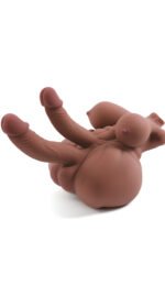 Ebony Sex Doll Torso 2025 – Realistische Kurven, Doppelte Stimulation & Premium Silikon Design – Bild 2