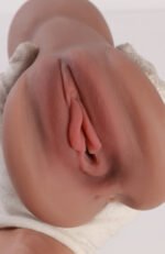 Pocket Pussy 18 cm Light Brown – Tiefe Vibrationen, Realistische Textur & Explosive Ekstase – Bild 9